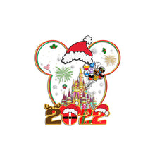 Load image into Gallery viewer, Personalized Christmas Mouse Decal for Cars & Windows - Custom Holiday Design