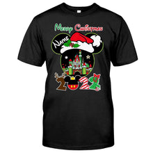 Load image into Gallery viewer, Personalized Christmas Mouse T-shirt & Hoodie Custom Name Gift
