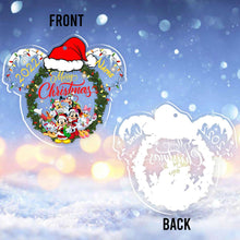 Load image into Gallery viewer, Personalized Christmas Mouse Transparent Ornament Gift for Family