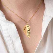 Load image into Gallery viewer, Personalized Matching Pendant Necklace for Couples | You Are My Greatest Adventure