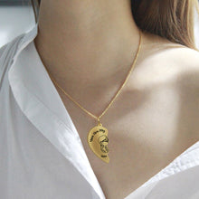 Load image into Gallery viewer, Personalized Matching Pendant Necklace for Couples | You Are My Greatest Adventure