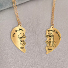 Load image into Gallery viewer, Personalized Matching Pendant Necklace for Couples | You Are My Greatest Adventure