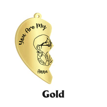 Load image into Gallery viewer, Personalized Matching Pendant Necklace for Couples | You Are My Greatest Adventure