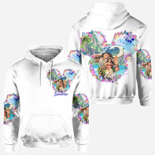Load image into Gallery viewer, Personalized Moana All Over Shirt Custom Name Gift Idea