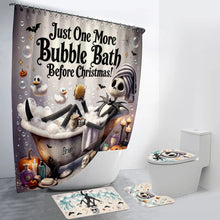 Load image into Gallery viewer, Personalized Nightmare Before Christmas Bathroom Curtain & Mats Set