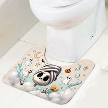 Load image into Gallery viewer, Personalized Nightmare Before Christmas Bathroom Curtain & Mats Set