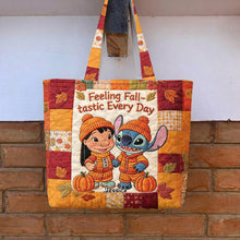 Load image into Gallery viewer, Personalized Quilted Tote Bag for Movie Fans - Fall Gift