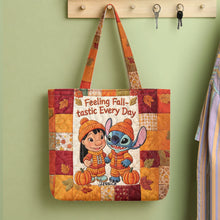 Load image into Gallery viewer, Personalized Quilted Tote Bag for Movie Fans - Fall Gift