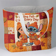 Load image into Gallery viewer, Personalized Quilted Tote Bag for Movie Fans - Fall Gift