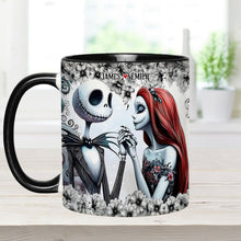 Load image into Gallery viewer, Personalized Accent Mug with Nightmare Design for Couples Gift