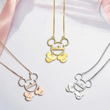Load image into Gallery viewer, Personalized Mickey Mouse Necklace with Charms for Mom
