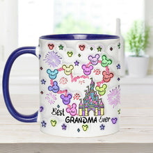 Load image into Gallery viewer, Personalized Accent Mug Best Grandma Ever Custom Names Gift