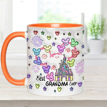 Load image into Gallery viewer, Personalized Accent Mug Best Grandma Ever Custom Names Gift