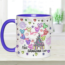 Load image into Gallery viewer, Personalized Accent Mug Best Grandma Ever Custom Names Gift