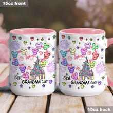 Load image into Gallery viewer, Personalized Accent Mug Best Grandma Ever Custom Names Gift