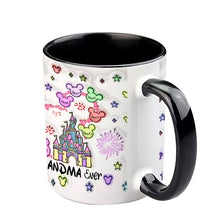 Load image into Gallery viewer, Personalized Accent Mug Best Grandma Ever Custom Names Gift