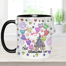 Load image into Gallery viewer, Personalized Accent Mug Best Grandma Ever Custom Names Gift
