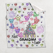 Load image into Gallery viewer, Personalized Flannel Blanket Best Grandma Gift with Names