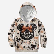Load image into Gallery viewer, Personalized Halloween Mickey Mouse Hoodie & Leggings Set | Custom Name Gift