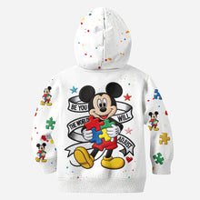 Load image into Gallery viewer, Personalized Autism Awareness Hoodie & Leggings Set for Her