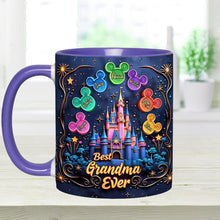 Load image into Gallery viewer, Personalized Accent Mug Best Grandma Ever Custom Names Gift