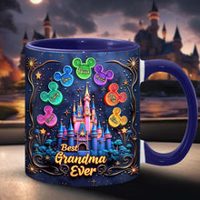 Load image into Gallery viewer, Personalized Accent Mug Best Grandma Ever Custom Names Gift