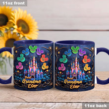 Load image into Gallery viewer, Personalized Accent Mug Best Grandma Ever Custom Names Gift