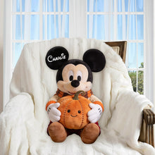 Load image into Gallery viewer, Personalized Pumpkin Pillow Cute Mouse Design Gift for Fall