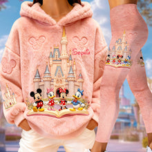 Load image into Gallery viewer, Personalized Disney Castle Mouse Hoodie & Leggings Set for Kids
