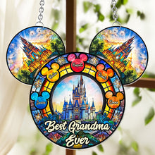 Load image into Gallery viewer, Personalized Mickey Mouse Suncatcher Ornament for Grandma - Unique Home Decor