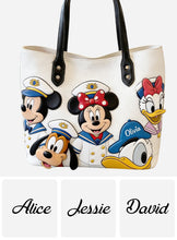Load image into Gallery viewer, Personalized Tote Bag with Movie Characters Custom Name Gift for Movie Fans
