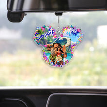 Load image into Gallery viewer, Personalized Disney Moana Car Ornament Custom Name Gift