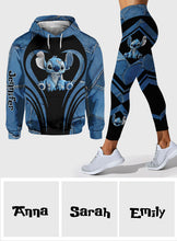 Load image into Gallery viewer, Personalized Ohana Hoodie and Leggings Set for Family Gift