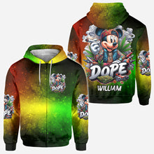 Load image into Gallery viewer, Personalized All Over Shirt with Weed Design Custom Name Gift