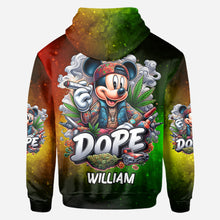 Load image into Gallery viewer, Personalized All Over Shirt with Weed Design Custom Name Gift