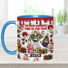 Load image into Gallery viewer, Personalized Accent Mug Christmas Gift for Kids Custom Name
