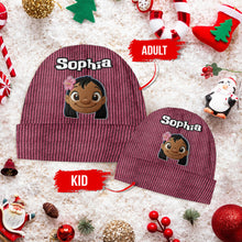 Load image into Gallery viewer, Personalized Ohana Beanie Hat with Custom Patches for Kids