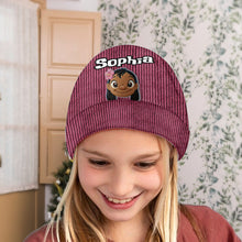 Load image into Gallery viewer, Personalized Ohana Beanie Hat with Custom Patches for Kids