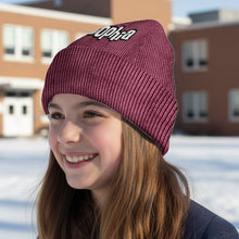 Load image into Gallery viewer, Personalized Ohana Beanie Hat with Custom Patches for Kids