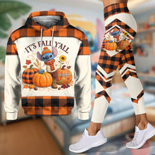 Load image into Gallery viewer, Personalized Fall Hoodie and Leggings Set Custom Name Gift