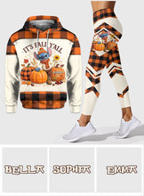 Load image into Gallery viewer, Personalized Fall Hoodie and Leggings Set Custom Name Gift