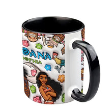 Load image into Gallery viewer, Personalized Moana Accent Mug Custom Name Gift for Kids