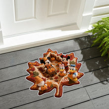 Load image into Gallery viewer, Personalized Leaf-Shaped Tufted Rug Autumn Gift for Family