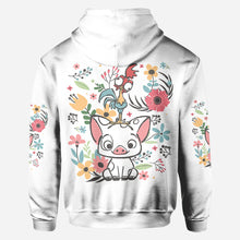 Load image into Gallery viewer, Personalized Floral Pig All Over Shirt Custom Name Gift
