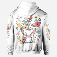 Load image into Gallery viewer, Personalized Floral Pig All Over Shirt Custom Name Gift