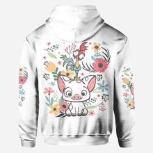 Load image into Gallery viewer, Personalized Floral Pig All Over Shirt Custom Name Gift