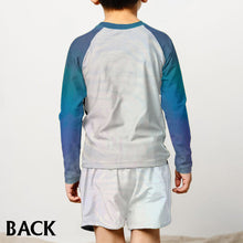 Load image into Gallery viewer, Personalized Disney Character Kid Swim Trunk Rashguard Set