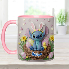 Load image into Gallery viewer, Personalized Easter Accent Mug Custom Name Gift for Kids