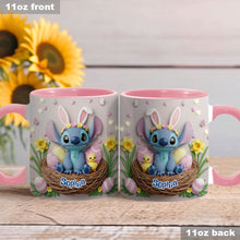 Load image into Gallery viewer, Personalized Easter Accent Mug Custom Name Gift for Kids