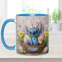 Load image into Gallery viewer, Personalized Easter Accent Mug Custom Name Gift for Kids